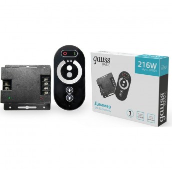 Диммер GAUSS BASIC для ленты LED 12V 216W Диммер GAUSS BASIC для ленты LED 12V 216W