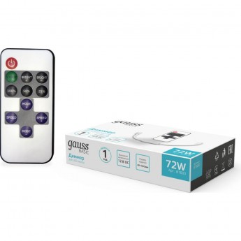Диммер GAUSS BASIC для ленты LED 12V 72W Диммер GAUSS BASIC для ленты LED 12V 72W