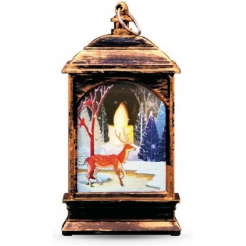 Фонарь новогодний светодиодный GAUSS HOLIDAY ОЛЕНЕНОК, 0,1W, тёплый свет, бронзовый, батарейки в комплекте Фонарь новогодний светодиодный GAUSS HOLIDAY ОЛЕНЕНОК, 0,1W, тёплый свет, бронзовый, батарейки в комплекте