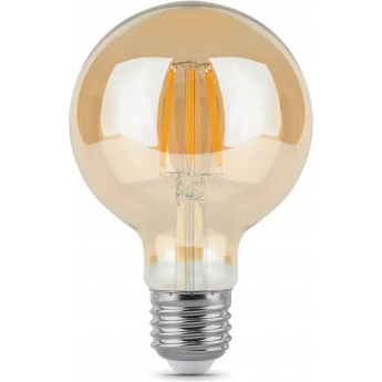 Лампа GAUSS FILAMENT G95 6W 550lm 2400К Е27 golden LED Лампа GAUSS FILAMENT G95 6W 550lm 2400К Е27 golden LED