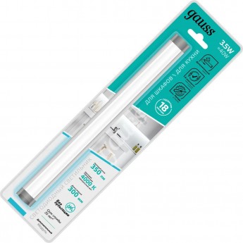 Модульный светильник дополнительный GAUSS модель G 3,5W 350lm 4000K 12V 300mm ADD Модульный светильник дополнительный GAUSS модель G 3,5W 350lm 4000K 12V 300mm ADD