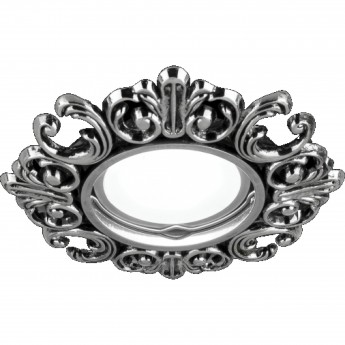 Светильник GAUSS ANTIQUE CA045 Круг. Серебро/Черный Gu5. 1/40 Светильник GAUSS ANTIQUE CA045 Круг. Серебро/Черный Gu5. 1/40