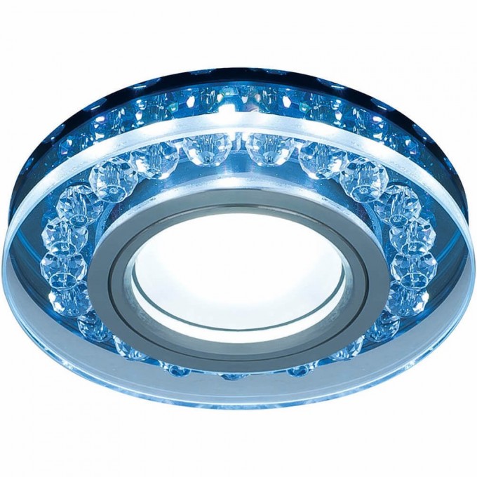 Светильник GAUSS BACKLIGHT GU5.3 LED 4100K черный/кристалл/хром BL047