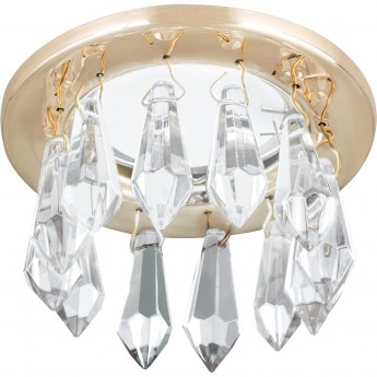 Светильник GAUSS BRILLIANCE PT002, Кристалл/Золото, Gu5.3 1/30 Светильник GAUSS BRILLIANCE PT002, Кристалл/Золото, Gu5.3 1/30