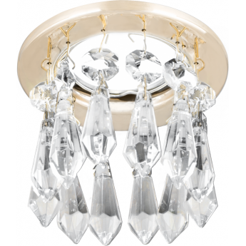 Светильник GAUSS BRILLIANCE PT004, Кристалл/Золото, Gu5.3 Светильник GAUSS BRILLIANCE PT004, Кристалл/Золото, Gu5.3