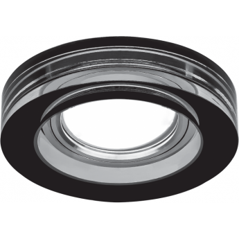 Светильник GAUSS GLASS CR036 Черный, Gu5.3 Светильник GAUSS GLASS CR036 Черный, Gu5.3