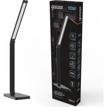 Светильник настольный GAUSS QPLUS 600lm 170-265V Qi USB LED Светильник настольный GAUSS QPLUS 600lm 170-265V Qi USB LED