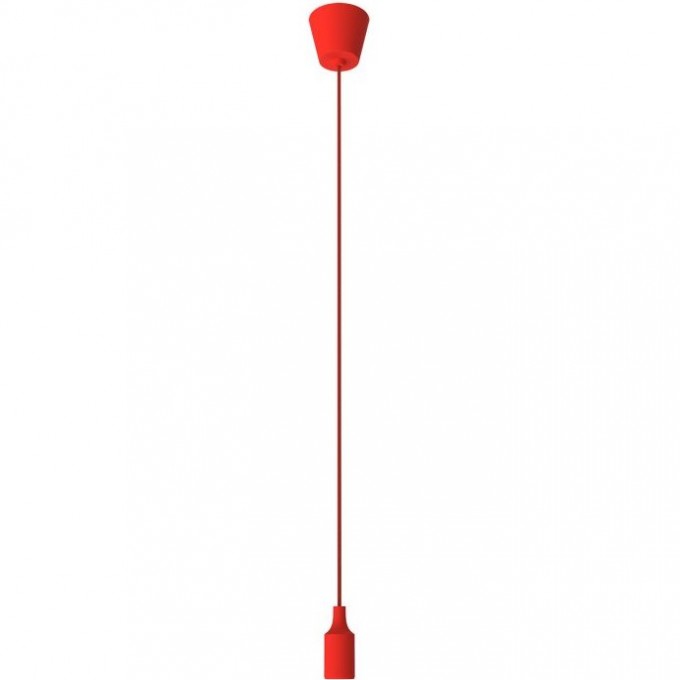 Светильник подвесной GAUSS DECOR красный E27, 1 м, 1/40 PL013