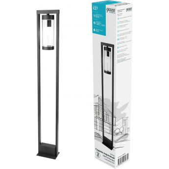 Светильник садово-парковый GAUSS CLIO столб 1*E27, Max.60W, 142*800мм, 170-240V / 50Hz, IP 54 Светильник садово-парковый GAUSS CLIO столб 1*E27, Max.60W, 142*800мм, 170-240V / 50Hz, IP 54