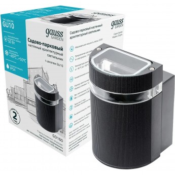 Светильник садово-парковый GAUSS ENIGMA GU10 170-240V / 50Hz, 1xMax.50W, IP54 (1/18) Светильник садово-парковый GAUSS ENIGMA GU10 170-240V / 50Hz, 1xMax.50W, IP54 (1/18)