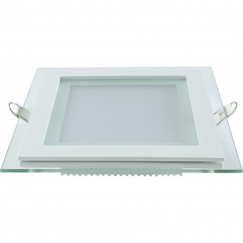 Светильник светодиодный встраиваемый GAUSS 18W 1480lm 4100K IP20 с декоративным стеклом Светильник светодиодный встраиваемый GAUSS 18W 1480lm 4100K IP20 с декоративным стеклом